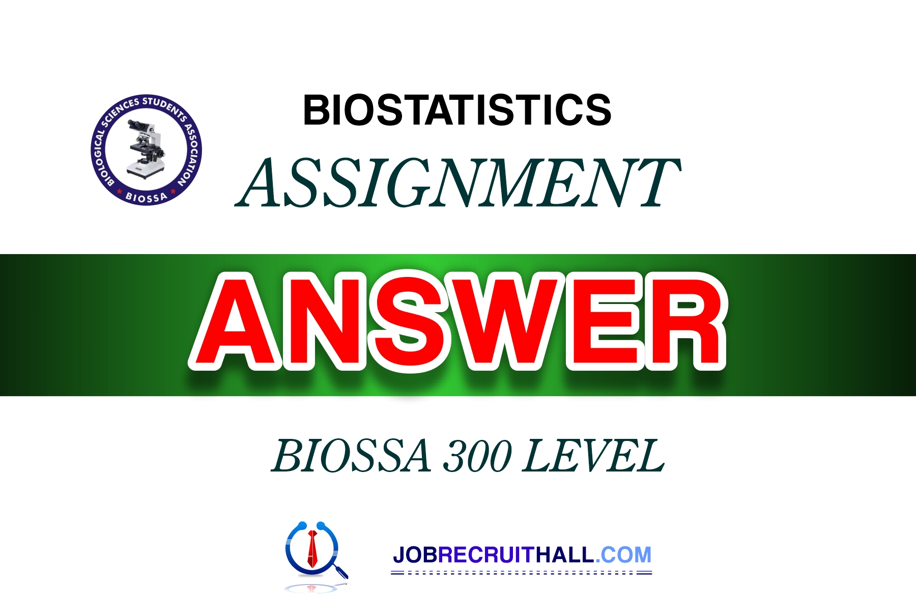 Biostatistics 307 assignment Answers