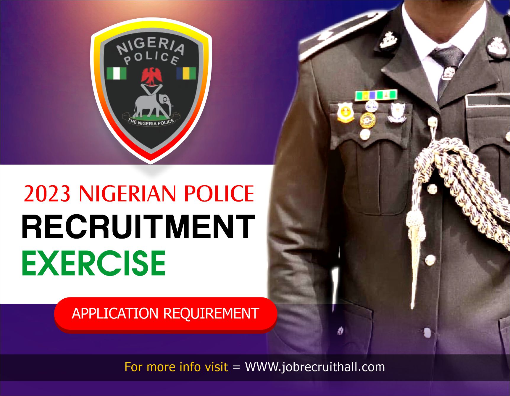 2023 NIGERIAN POLICE RECRUITMENT EXERCISE