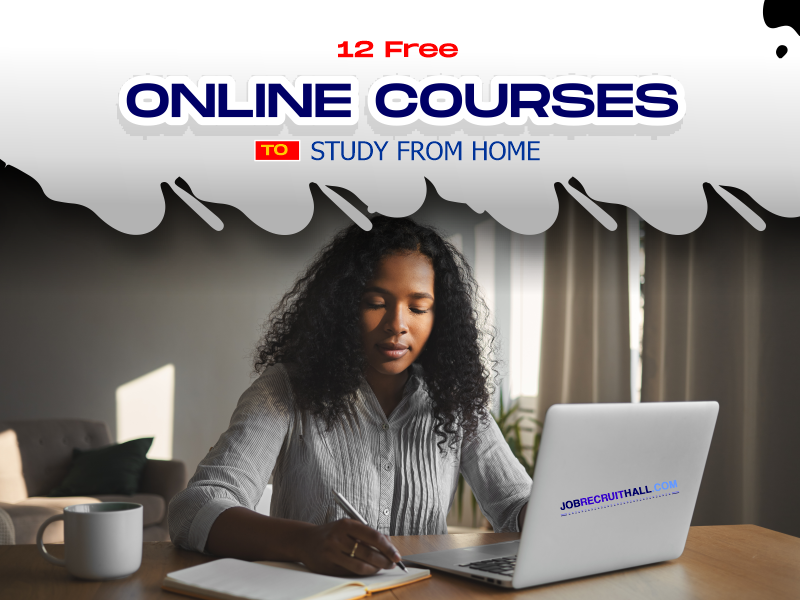 12 Free Online Courses to Study from Home